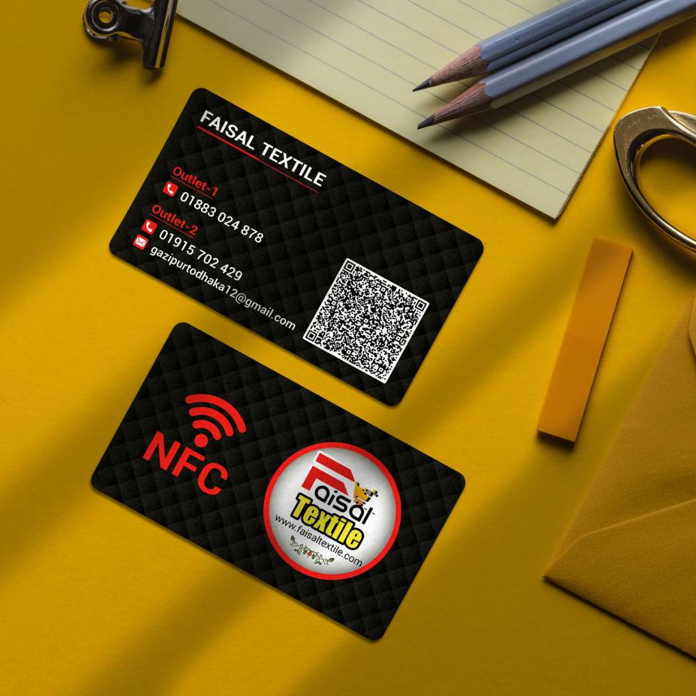 NFC White PVC Digital Business Card