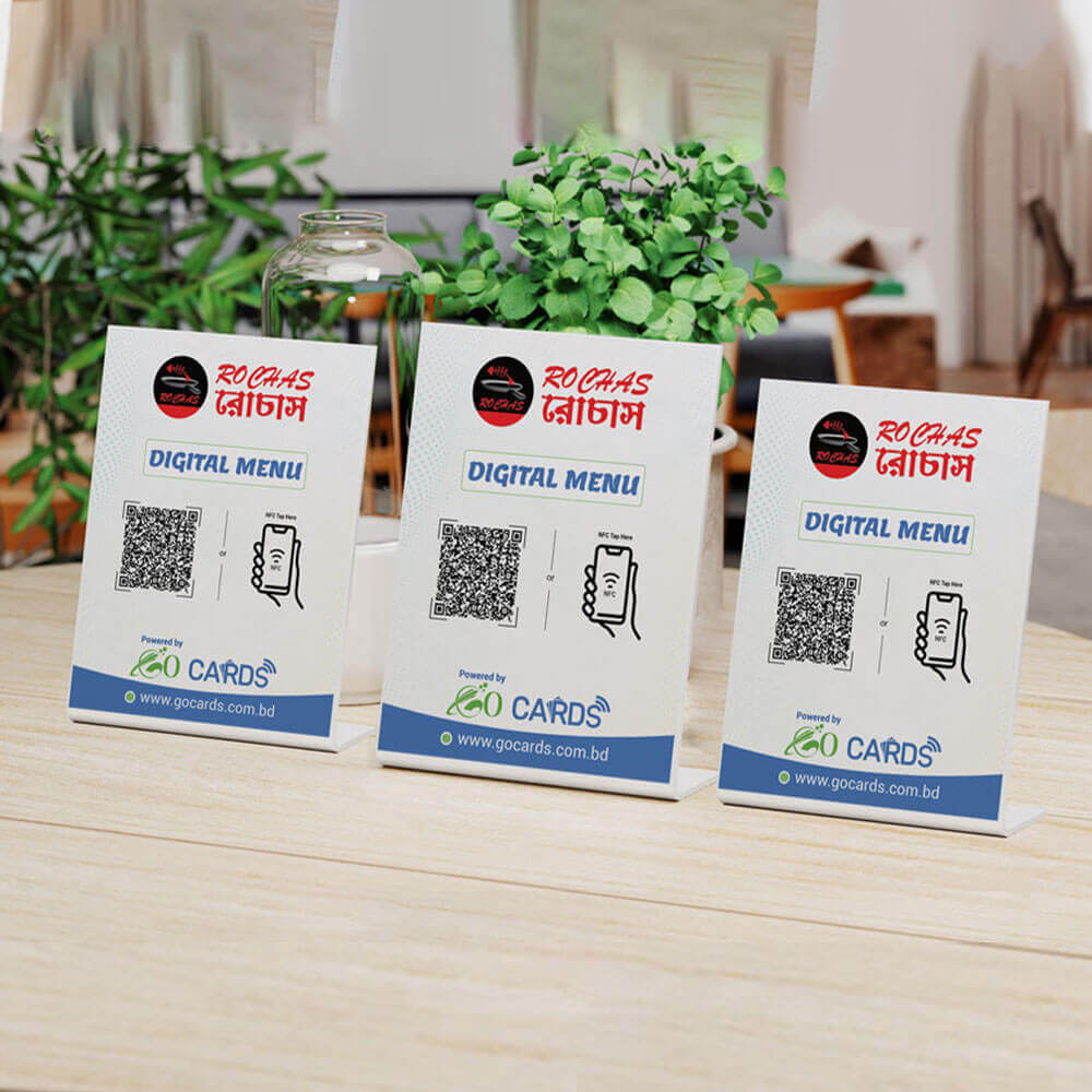 NFC Digital Menu Stands Perfect for Restaurant