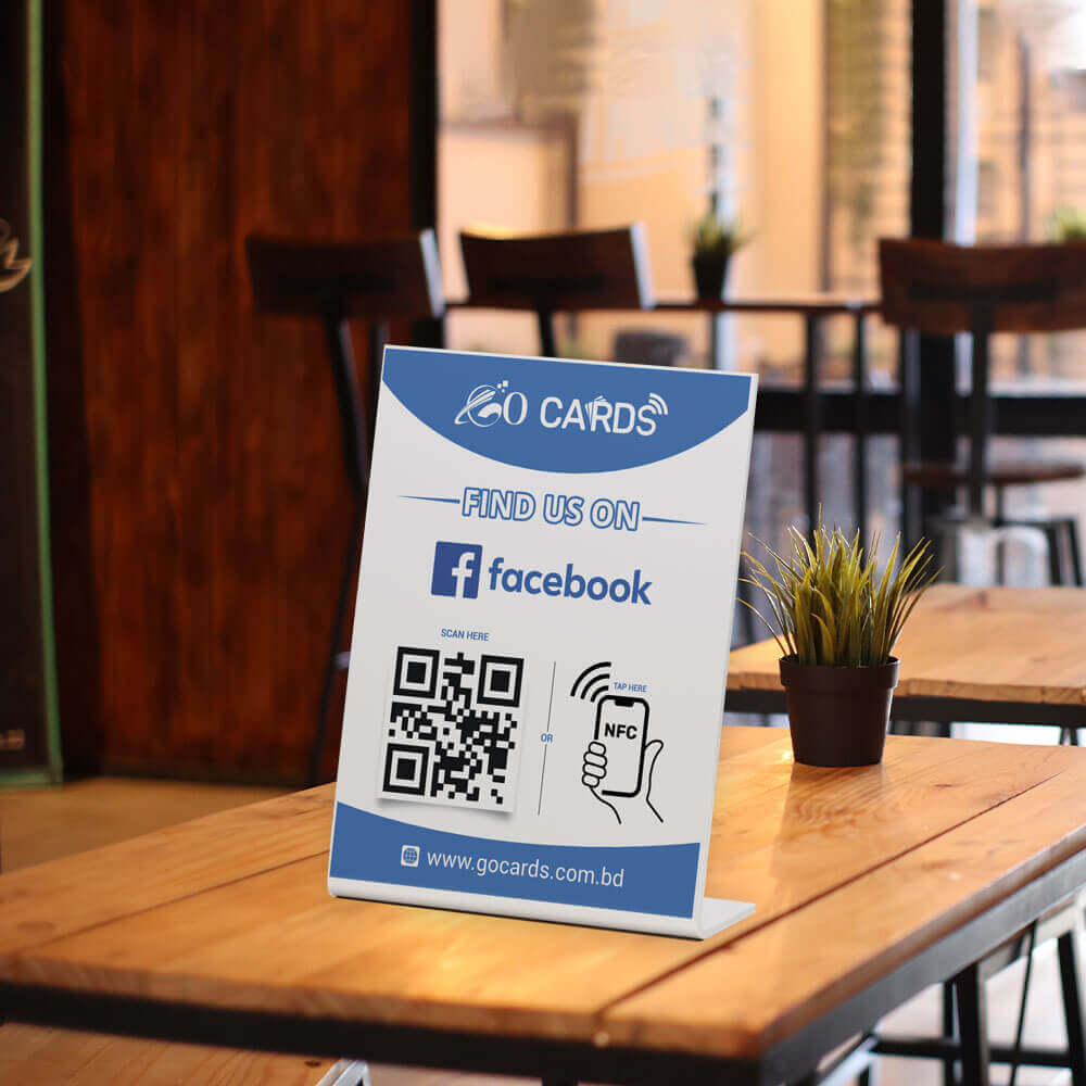 Facebook Review NFC Stand Services by Go Cards
